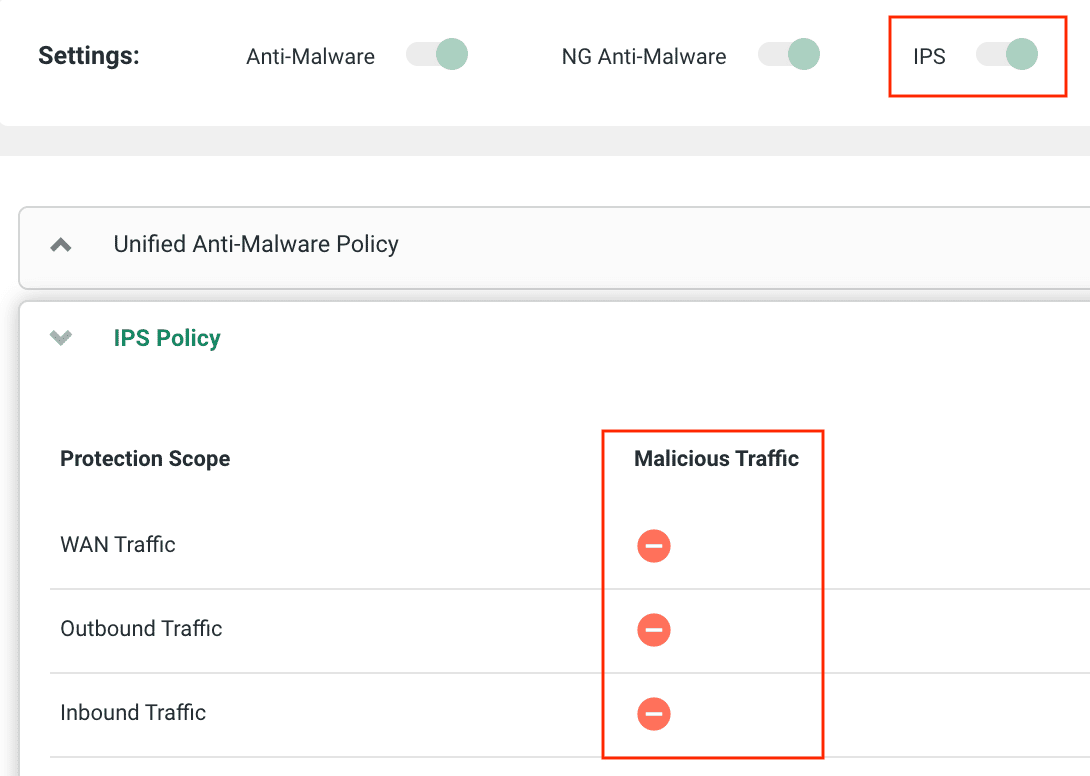 Apply Block Settings to All Traffic Scopes