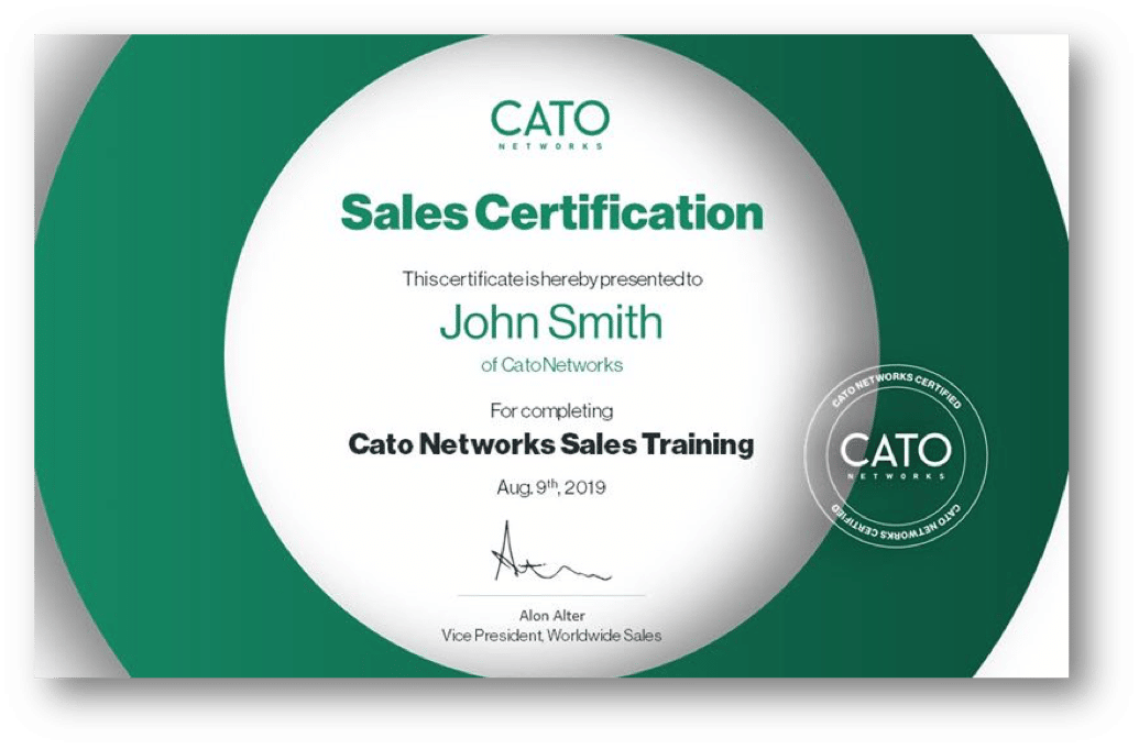 Sales Certification