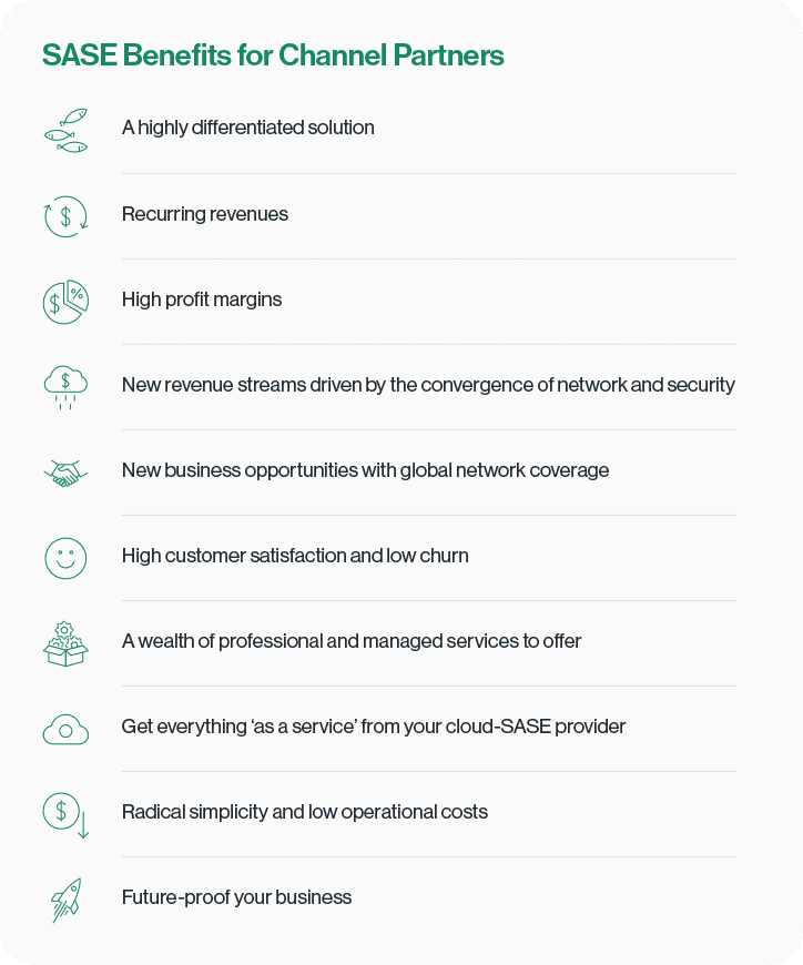 SASE benefits for channel partners