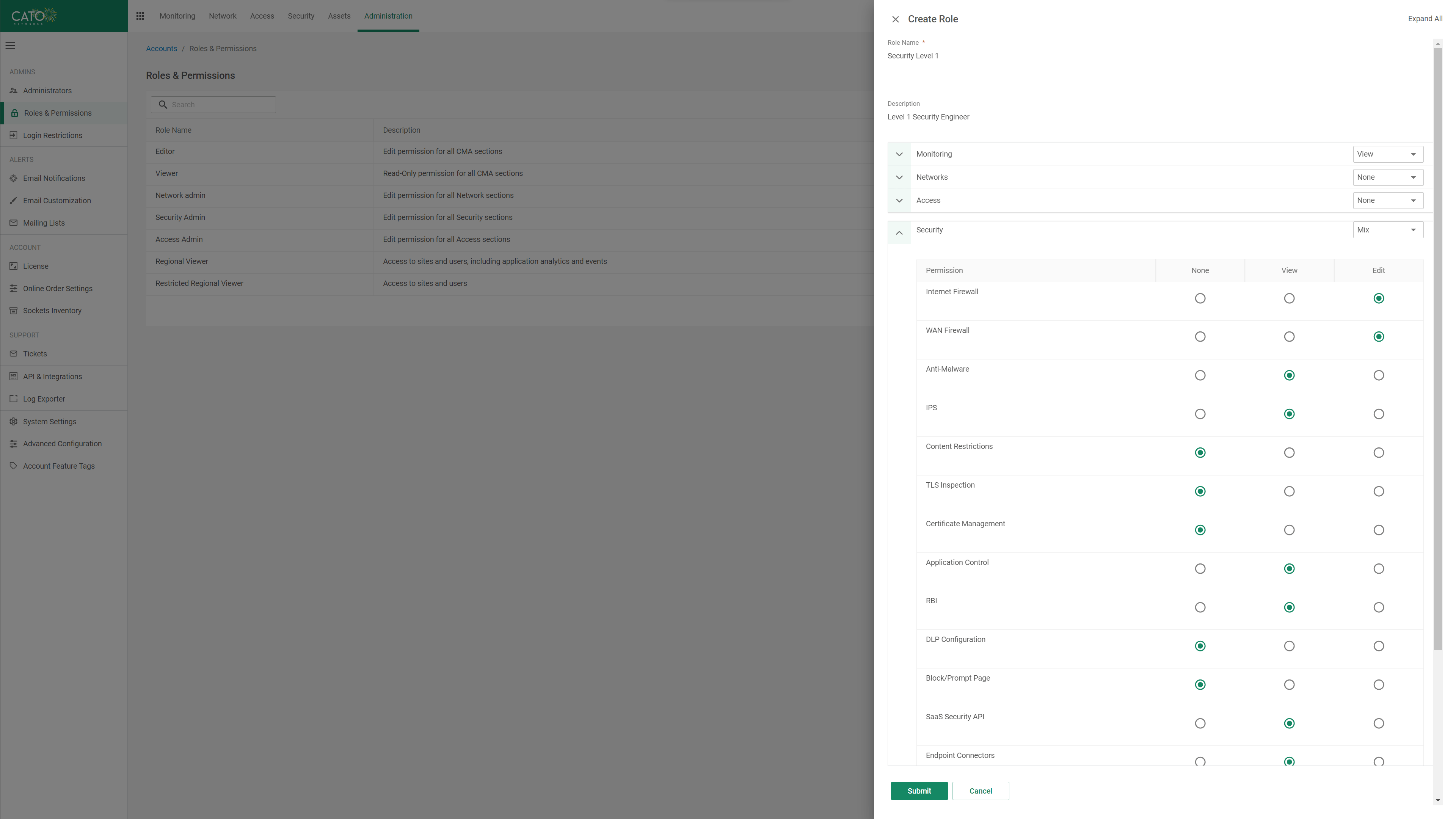 RBAC Role Configuration