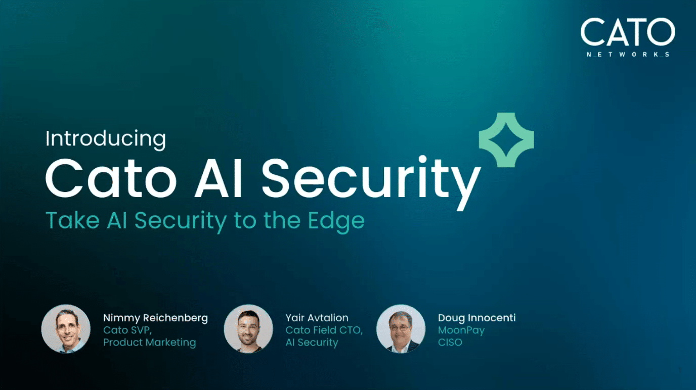Introducing Cato AI Security webinar