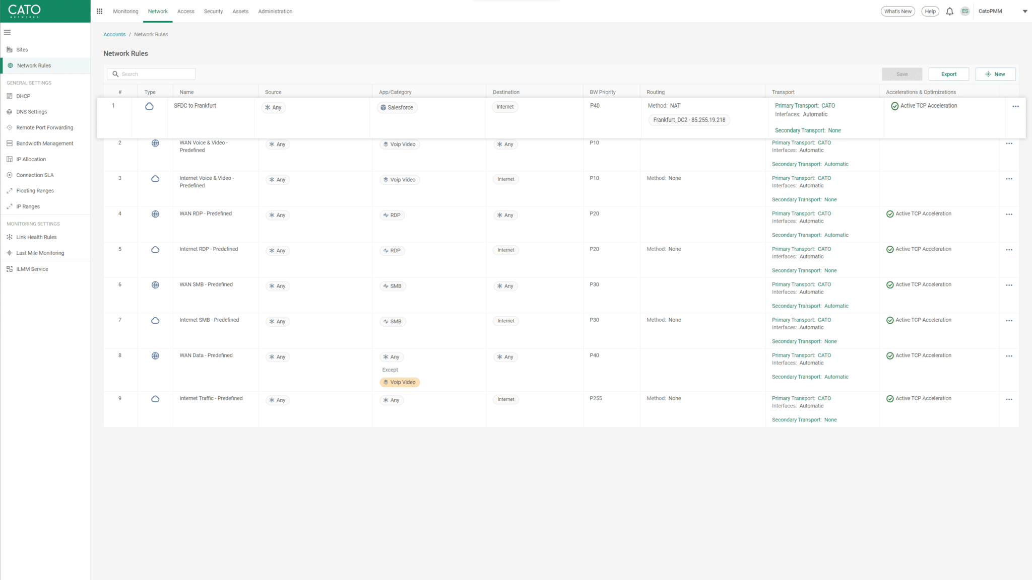 Simplify WAN functions in the cloud