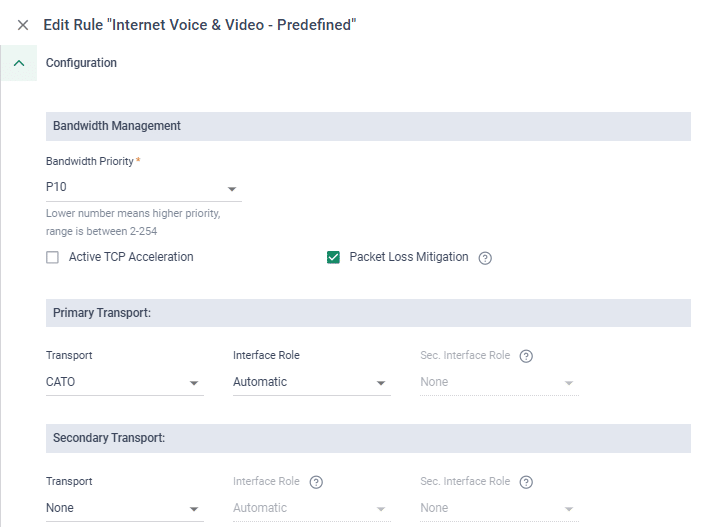 Prioritize critical applications
