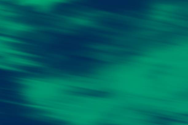 Abstract green and blue movement