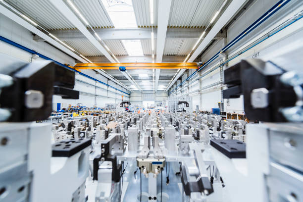 Wide view of an advanced manufacturing facility