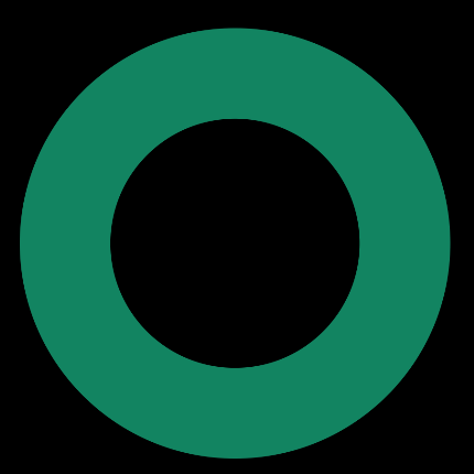 Flat Cato Ring in Cato Green